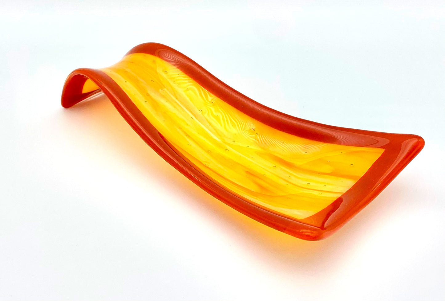 Spoon Rest Dark and Light Orange