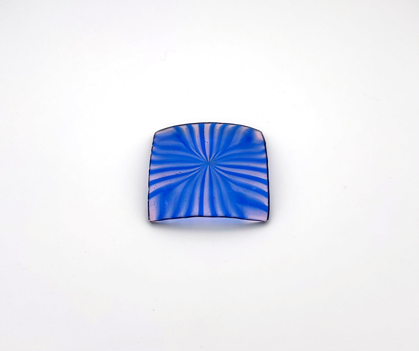 Square Dish Pink and Blue
