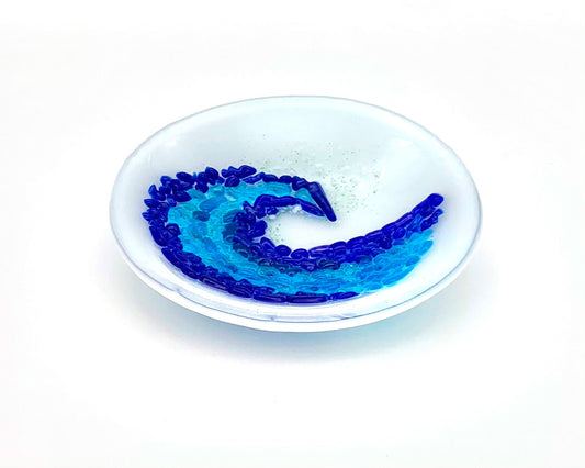 Bowl Small White with Wave