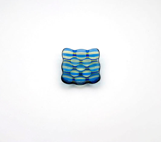 Optic Dish Small Lime and Dark Blue