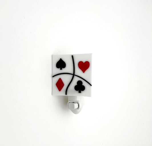 Night Light Medium Spade Heart Diamond Club