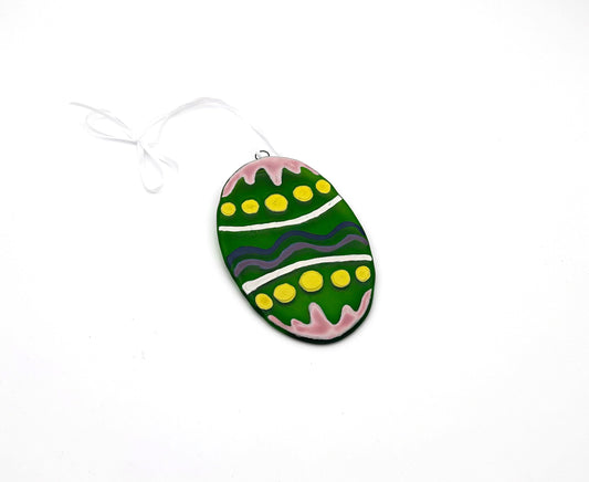 Sun Catcher Medium Green Easter Egg