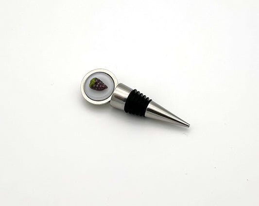 Wine Stopper with Grapes