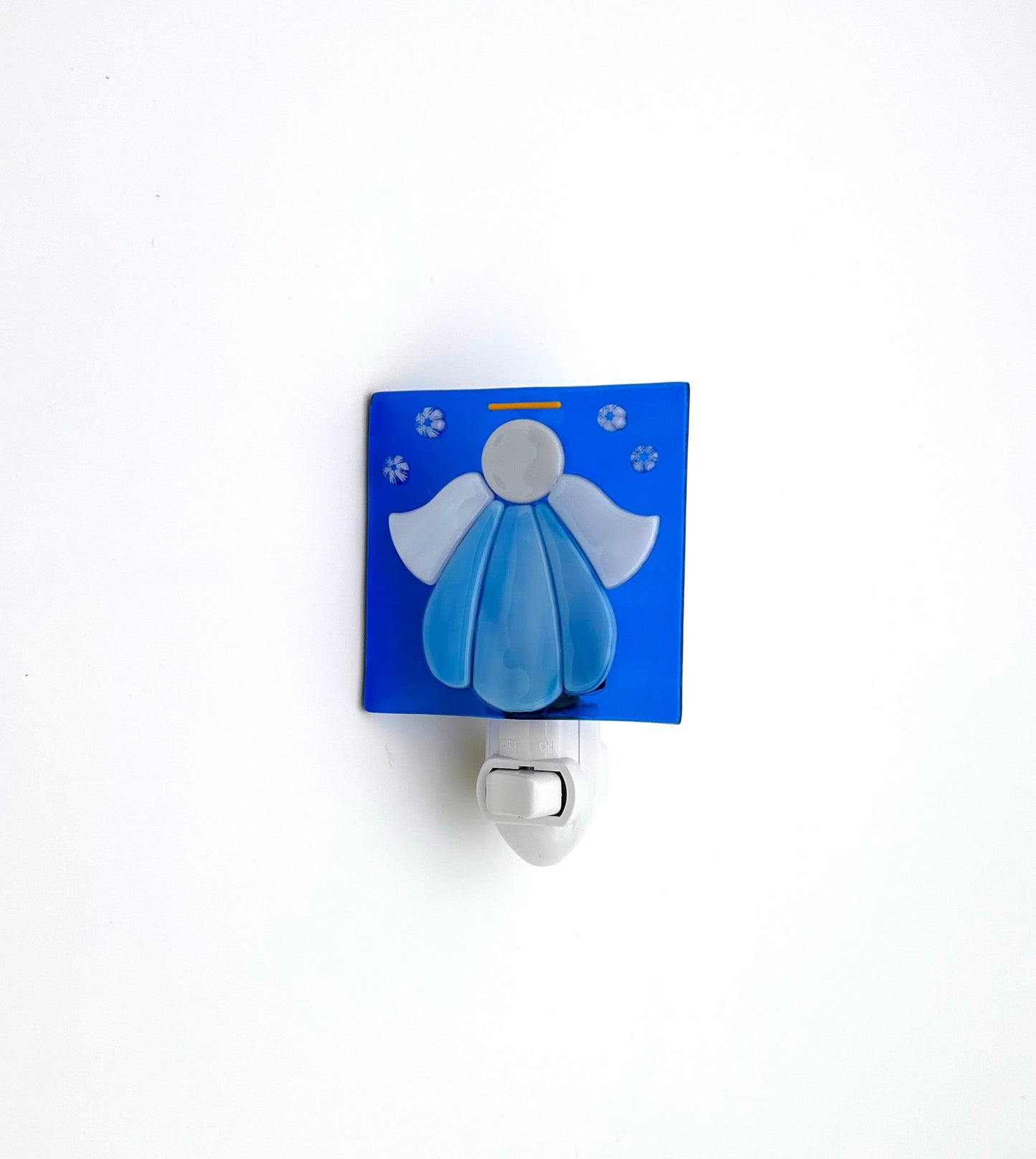 Night Light Medium Blue with Blue Angel
