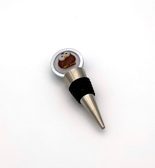 Wine Stopper with Owl