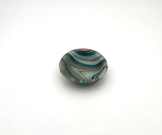 Ruffle Bowl Smal Jupiter Gray