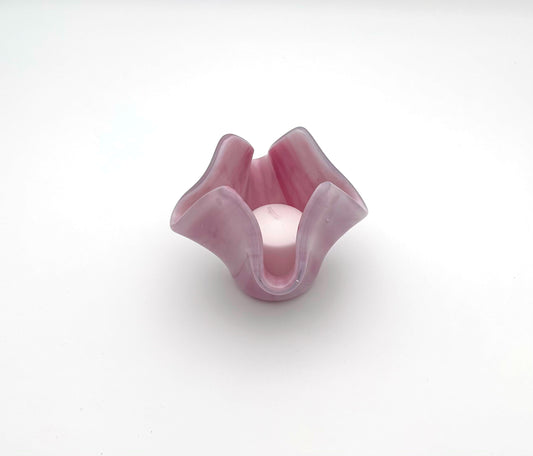 Votive Pink and White Wispy